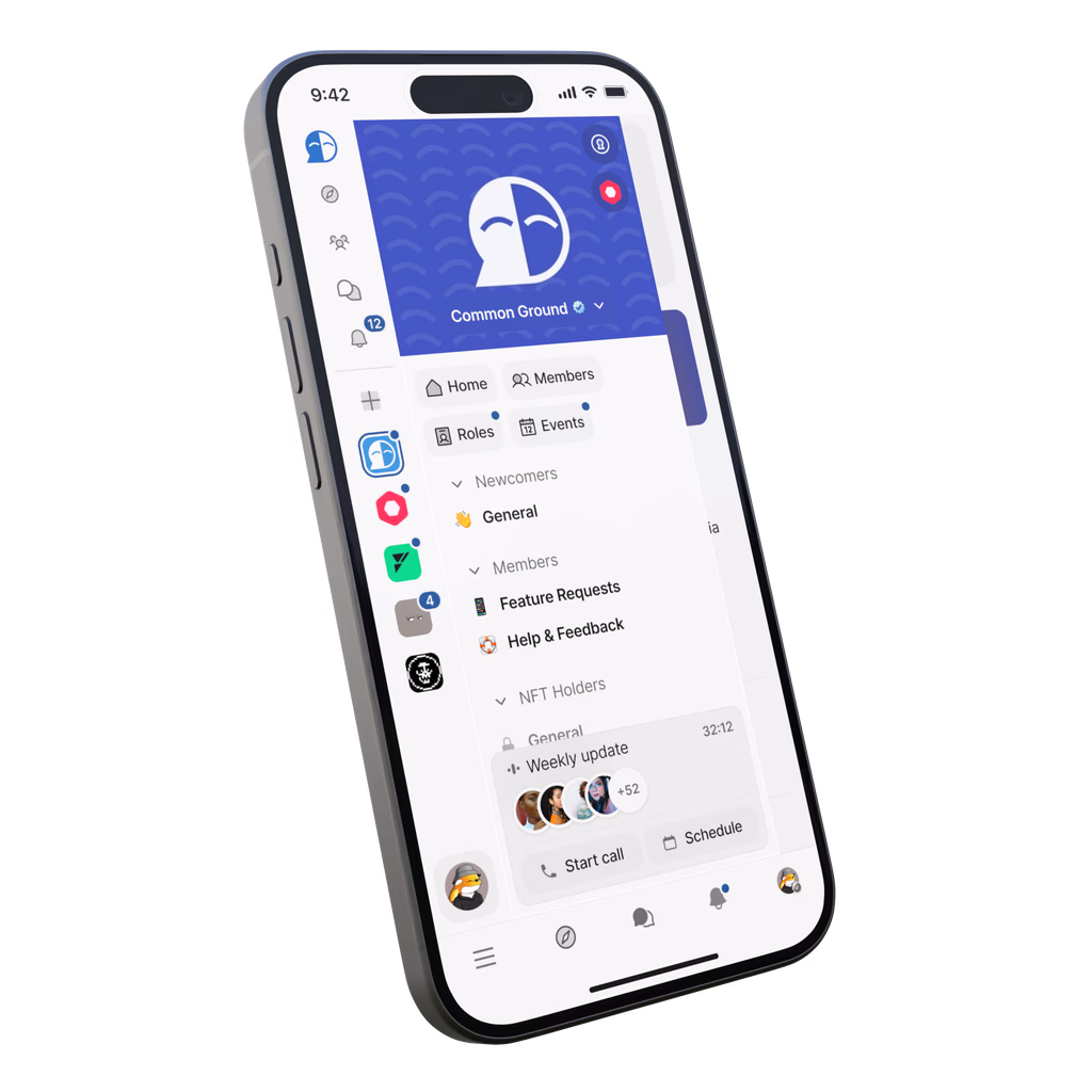 Common Ground app on mobile